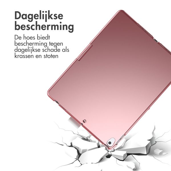 Accezz 360 Slim Keyboard Bookcase QWERTY iPad 10.2 inch (2019/2020/2021) / Air 5 (2022) / Air 4 (2020) / iPad Pro 10.5 (2017) - Rosé Goud