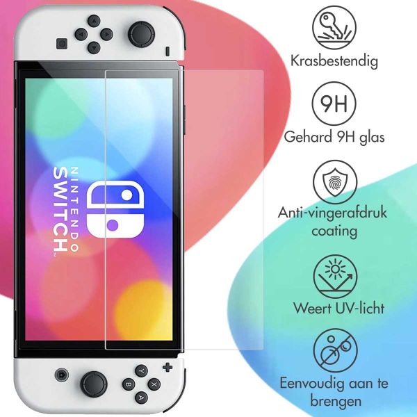 imoshion Gehard glas screenprotector Nintendo Switch OLED