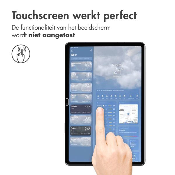 imoshion Gehard glas screenprotector Samsung Galaxy Tab S9 FE Plus / Tab S9 Plus / S8 Plus / S7 Plus / Tab S7 FE 5G - Transparant