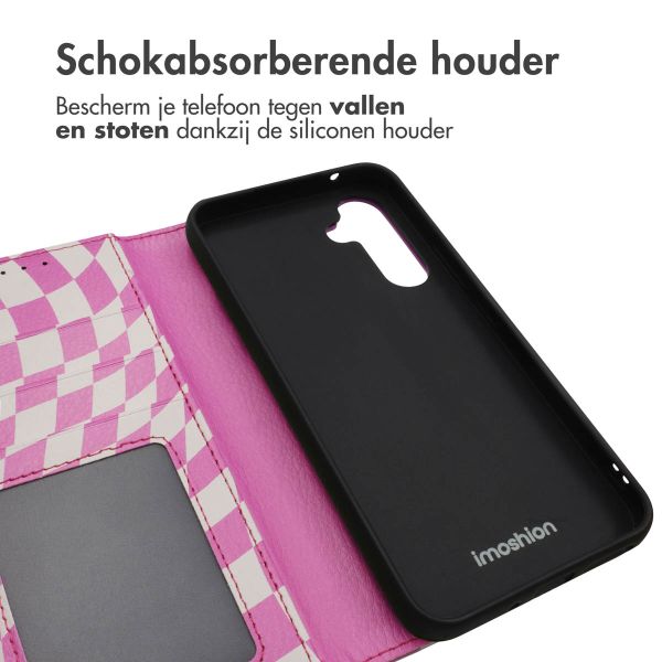 iMoshion Design Bookcase Samsung Galaxy A54 (5G) - Retro Pink