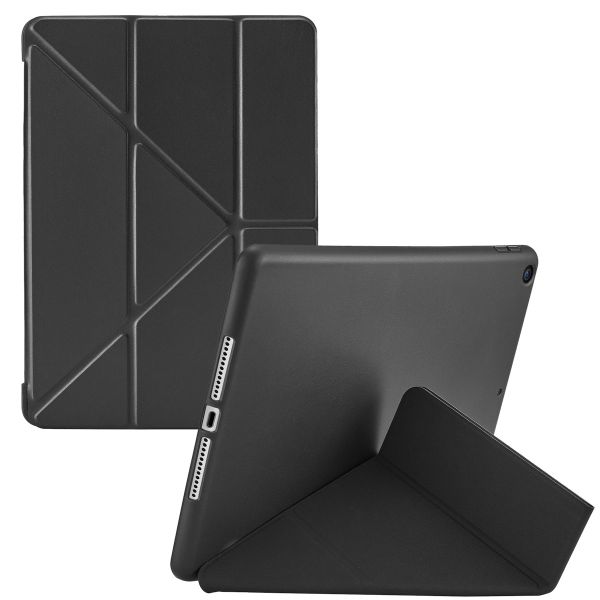 imoshion Origami Bookcase iPad 9 (2021) 10.2 inch / iPad 8 (2020) 10.2 inch / iPad 7 (2019) 10.2 inch - Zwart