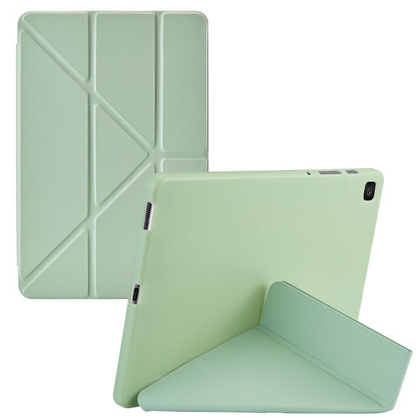 imoshion Origami Bookcase Samsung Galaxy Tab S6 Lite / Tab S6 Lite (2022) / Tab S6 Lite (2024) - Lichtgroen