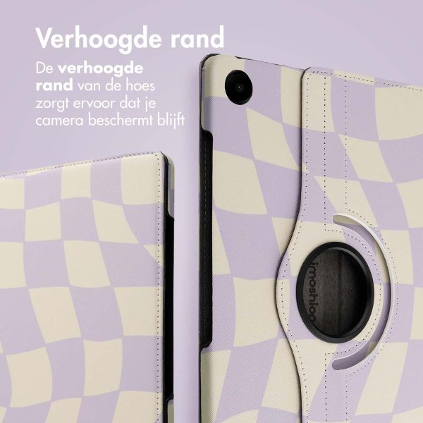 iMoshion 360° Draaibare Design Bookcase Samsung Galaxy Tab A9 Plus - Dancing Cubes