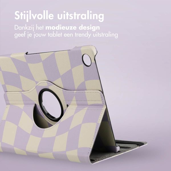 iMoshion 360° Draaibare Design Bookcase Samsung Galaxy Tab A9 Plus - Dancing Cubes