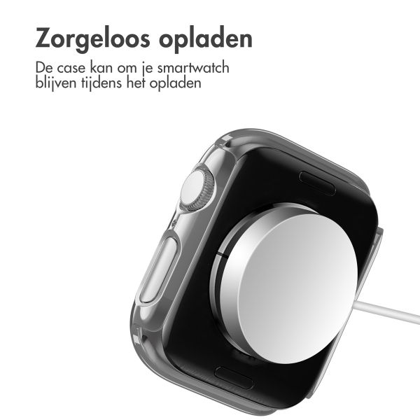 imoshion Full Cover Shiny Hardcase Apple Watch Series 4 / 5 / 6 / SE - 40 mm - Zilver