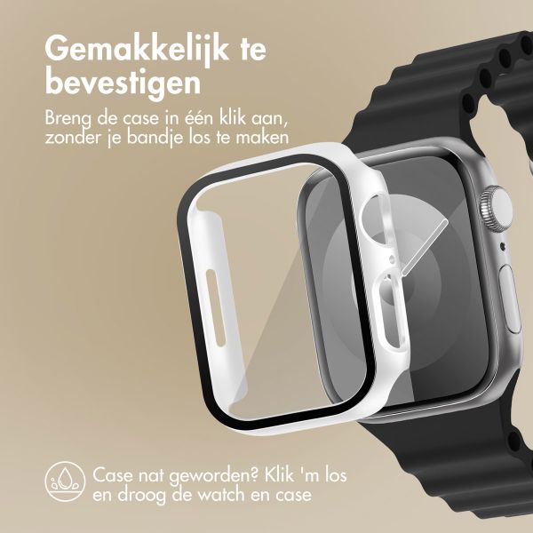 imoshion Full Cover Hardcase voor de Apple Watch Series 7 / 8 / 9 - 45 mm - Wit