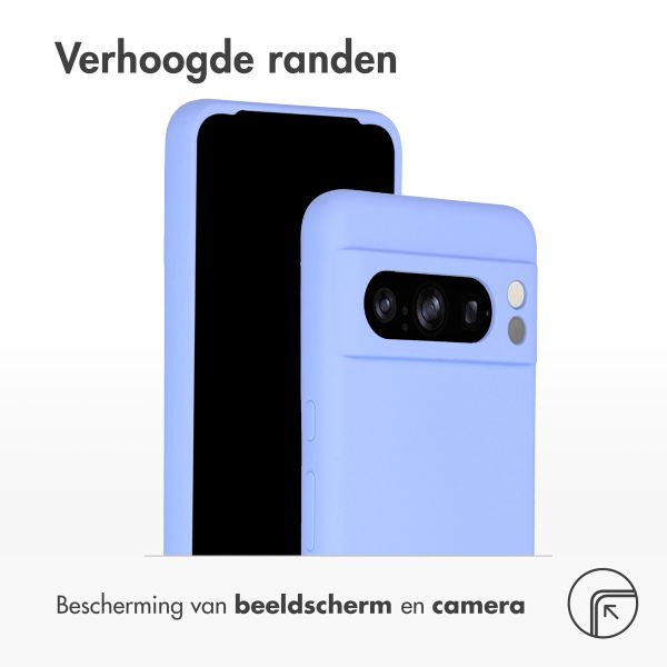 Accezz Liquid Silicone Backcover Google Pixel 8 Pro - Paars