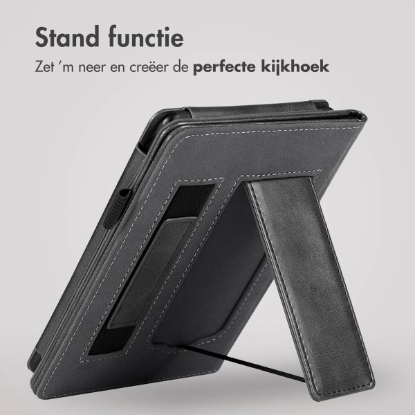 imoshion Stand Bookcase Sleepcover met strap Kobo Clara HD - Zwart