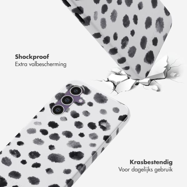 Selencia Vivid Backcover Samsung Galaxy S23 FE - Trendy Leopard