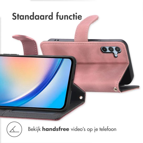 imoshion Bookcase met koord Samsung Galaxy A34 (5G) - Roze