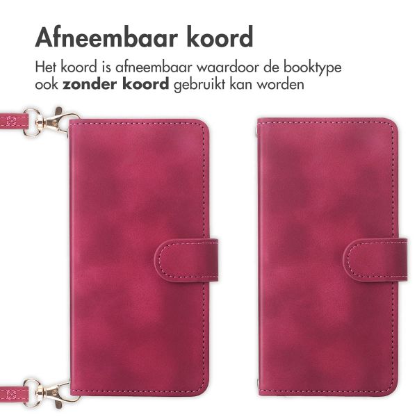 imoshion Bookcase met koord Samsung Galaxy A34 (5G) - Rood