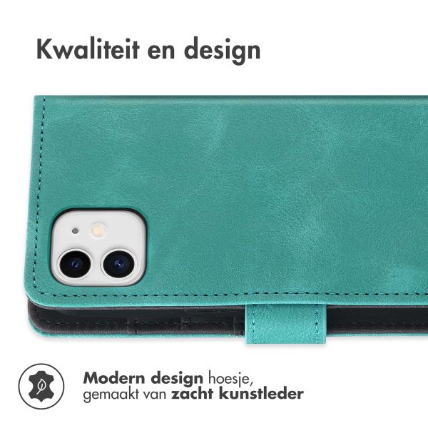 imoshion Bookcase met koord iPhone 11 - Turquoise