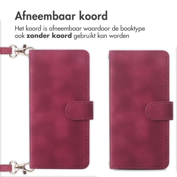 imoshion Bookcase met koord iPhone 12 (Pro) - Rood