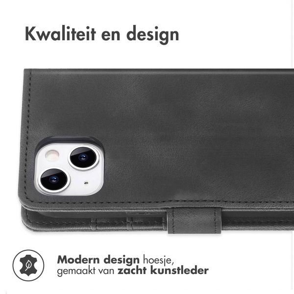 imoshion Bookcase met koord iPhone 14 - Zwart