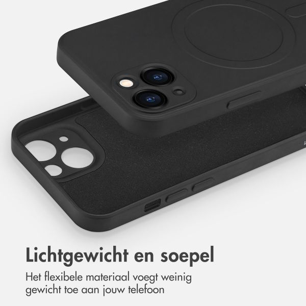 iMoshion Color Backcover met MagSafe iPhone 13 - Zwart