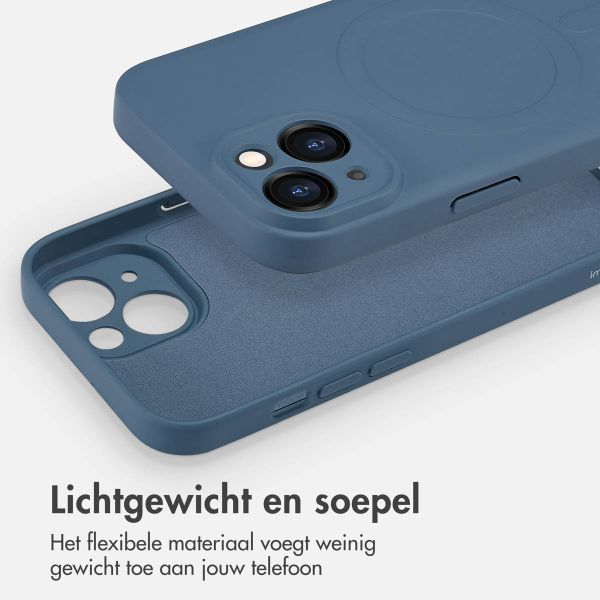 iMoshion Color Backcover met MagSafe iPhone 15 - Donkerblauw