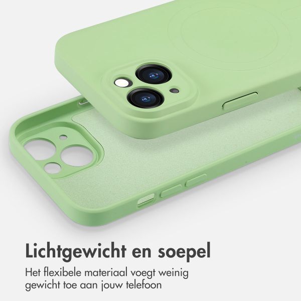 iMoshion Color Backcover met MagSafe iPhone 15 - Groen