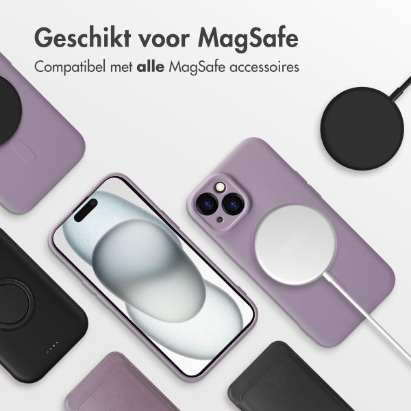 imoshion Color Backcover met MagSafe iPhone 15 - Paars