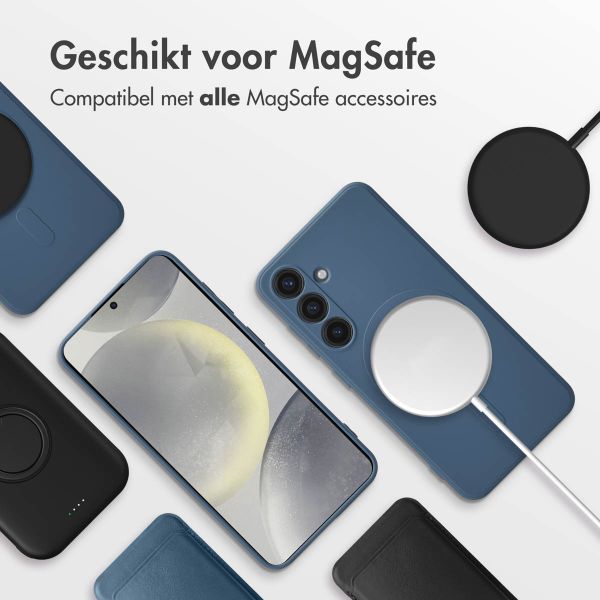 iMoshion Color Backcover met MagSafe Samsung Galaxy S24 - Donkerblauw