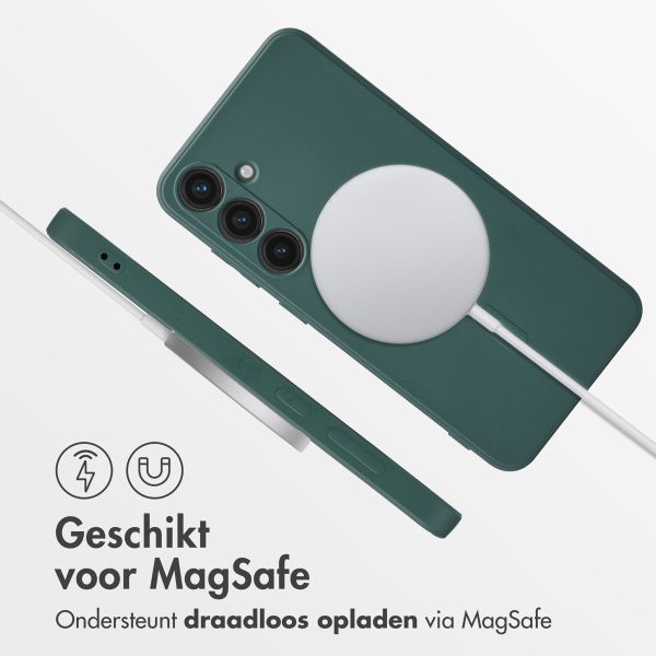 imoshion Color Backcover met MagSafe Samsung Galaxy S24 Plus - Donkergroen