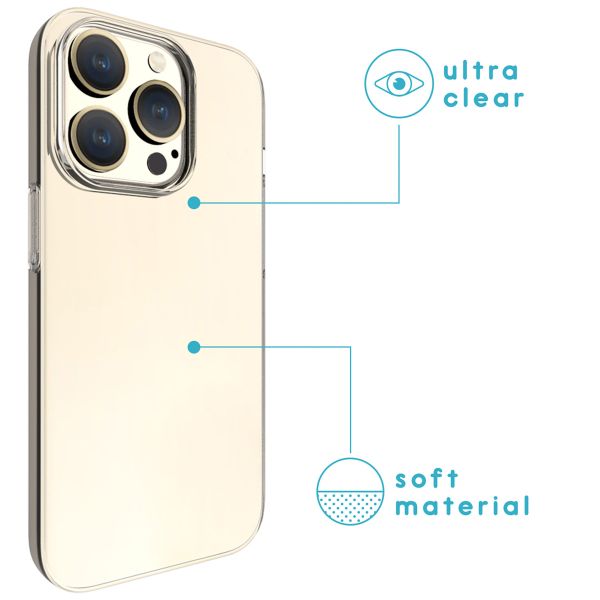 imoshion Softcase Backcover iPhone 15 Pro - Transparant