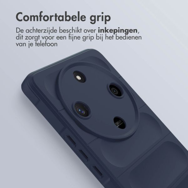 iMoshion EasyGrip Backcover Honor Magic 6 Lite - Donkerblauw
