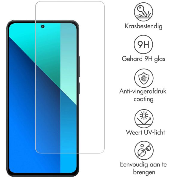 Accezz Gehard Glas Screenprotector Xiaomi Redmi Note 13 (5G) - Transparant