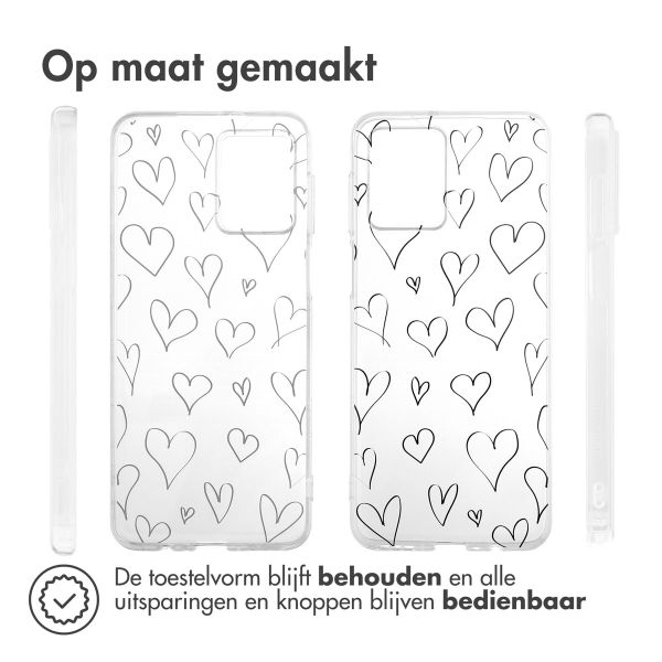 imoshion Design hoesje Motorola Moto G54 - Hearts