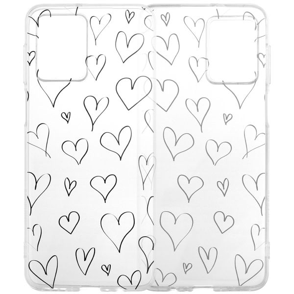 imoshion Design hoesje Motorola Moto G54 - Hearts