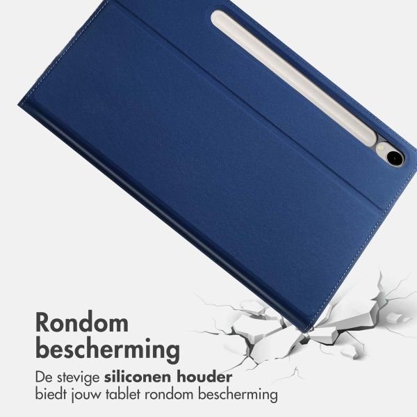 Accezz Classic Tablet Case Samsung Galaxy Tab S9 11.0 inch / S9 FE 10.9 inch- Donkerblauw