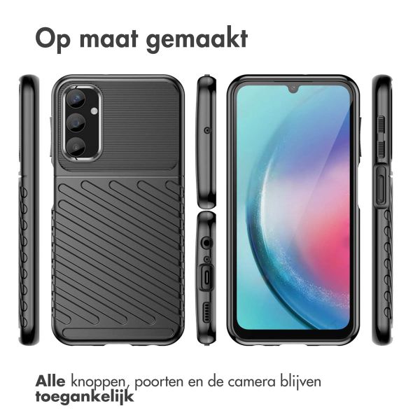 imoshion Thunder Backcover Samsung Galaxy A25 (5G) - Zwart