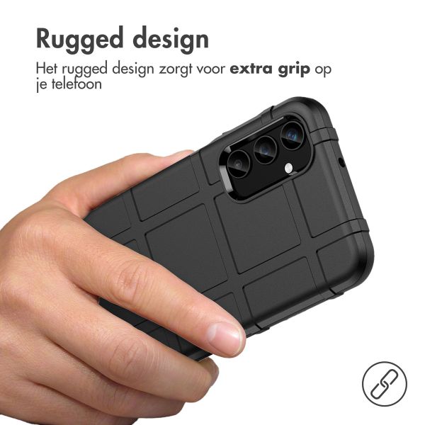 imoshion Rugged Shield Backcover Samsung Galaxy A25 (5G) - Zwart