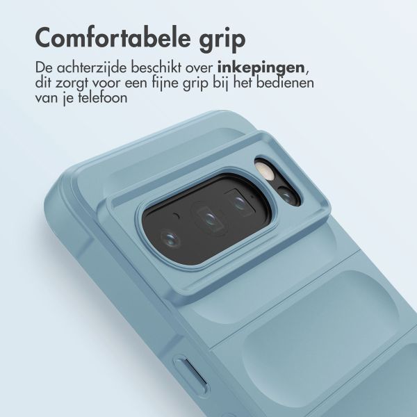 iMoshion EasyGrip Backcover Google Pixel 8 Pro - Lichtblauw