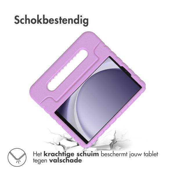 imoshion Kidsproof Backcover met handvat Samsung Galaxy Tab A9 8.7 inch - Lila