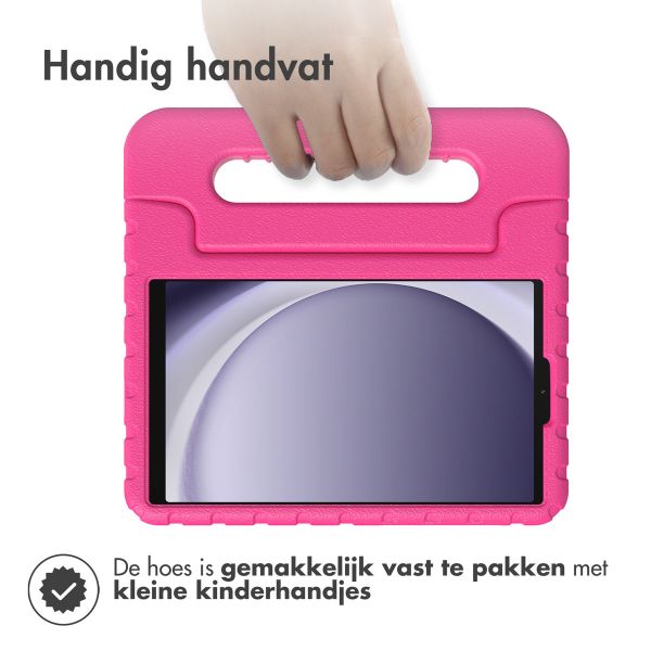 imoshion Kidsproof Backcover met handvat Samsung Galaxy Tab A9 8.7 inch - Roze