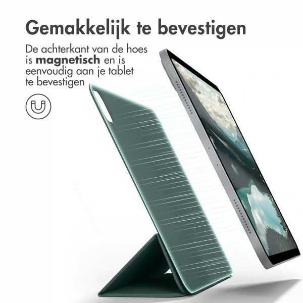 imoshion Magnetic Bookcase iPad Pro 12.9 (2020/2021/2022) - Donkergroen