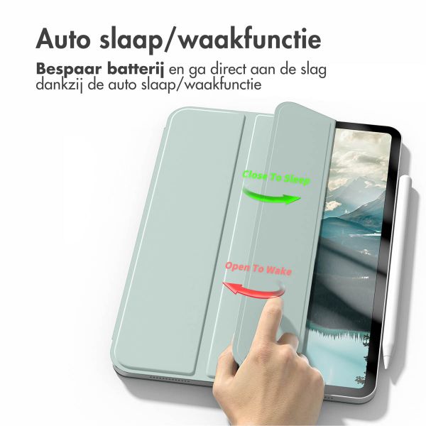 imoshion Magnetic Bookcase iPad Pro 12.9 (2020/2021/2022) - Lichtgroen