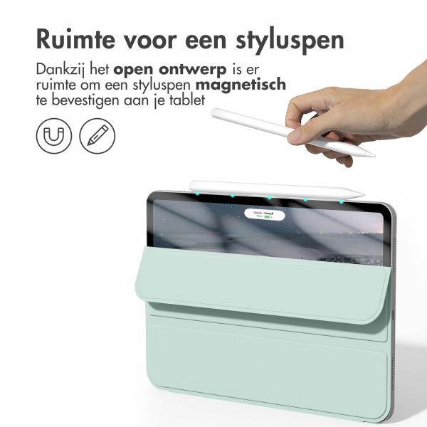 imoshion Magnetic Bookcase iPad Pro 12.9 (2020/2021/2022) - Lichtgroen