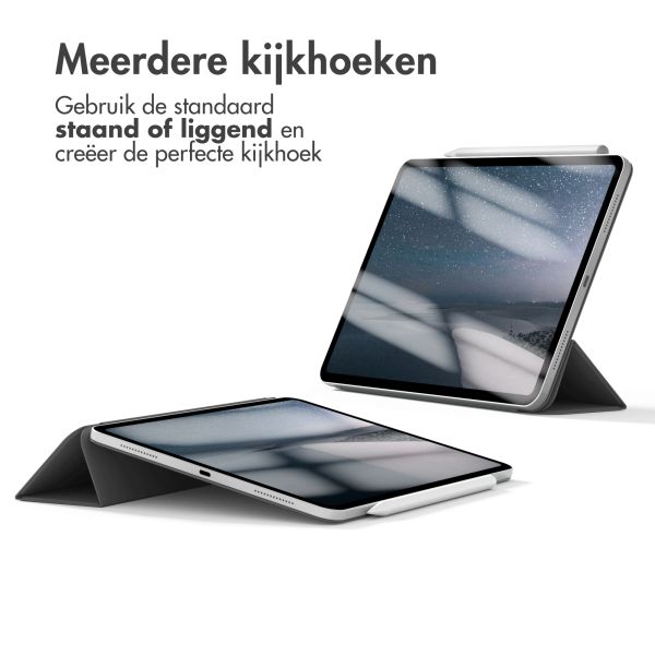 imoshion Magnetic Bookcase iPad Air 11 inch (2024) M2 / Air 5 (2022) / Air 4 (2020) - Zwart