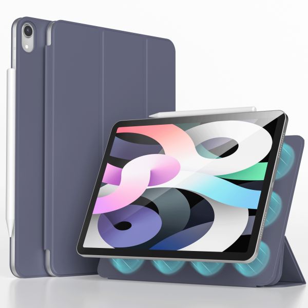 imoshion Magnetic Bookcase iPad Air 11 inch (2024) M2 / Air 5 (2022) / Air 4 (2020) - Lavender