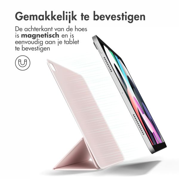 imoshion Magnetic Bookcase iPad Air 11 inch (2024) M2 / Air 5 (2022) / Air 4 (2020) - Roze