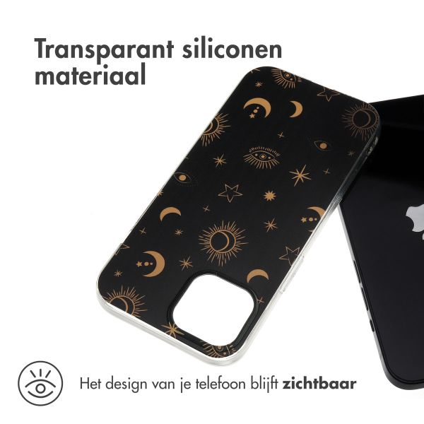 iMoshion Design hoesje iPhone 15 - Sky Black
