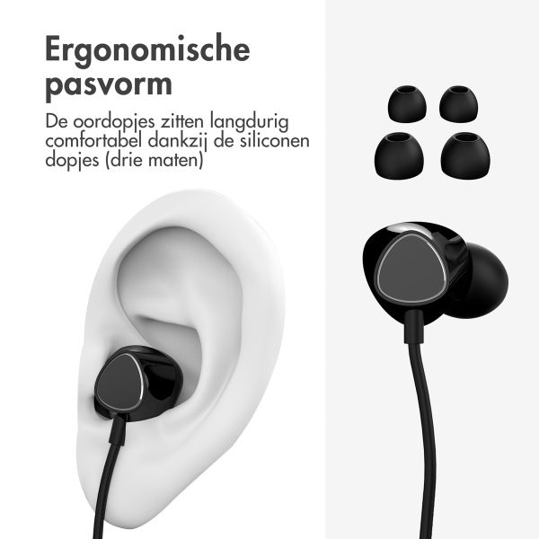 imoshion In-ear oordopjes - Bedrade oordopjes - Met USB-C aansluiting - Zwart