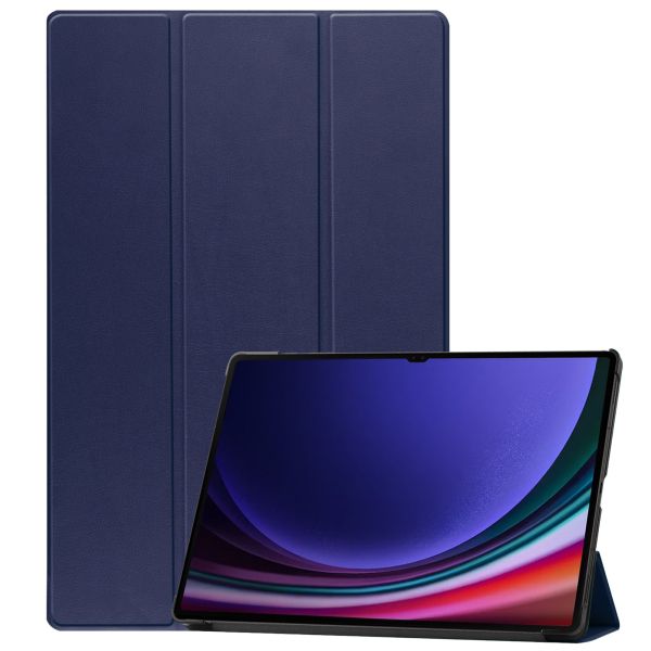 imoshion Trifold Bookcase Samsung Galaxy Tab S9 Ultra 14.6 inch - Donkerblauw