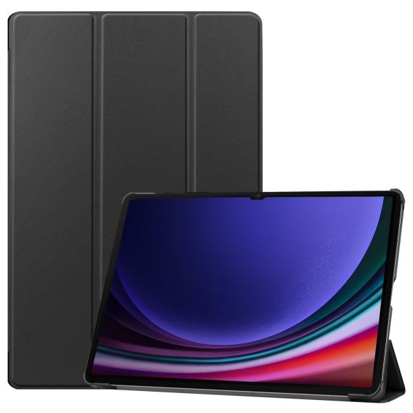 imoshion Trifold Bookcase Samsung Galaxy Tab S9 Plus 12.4 inch - Zwart