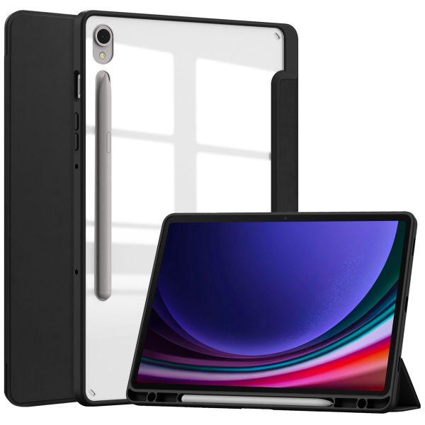 imoshion Trifold Hardcase Bookcase Samsung Galaxy Tab S9 11.0 inch - Zwart