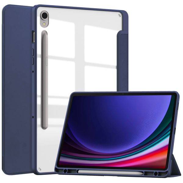 imoshion Trifold Hardcase Bookcase Samsung Galaxy Tab S9 11.0 inch - Donkerblauw