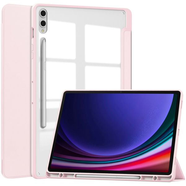 imoshion Trifold Hardcase Bookcase Samsung Galaxy Tab S9 Plus 12.4 inch - Roze