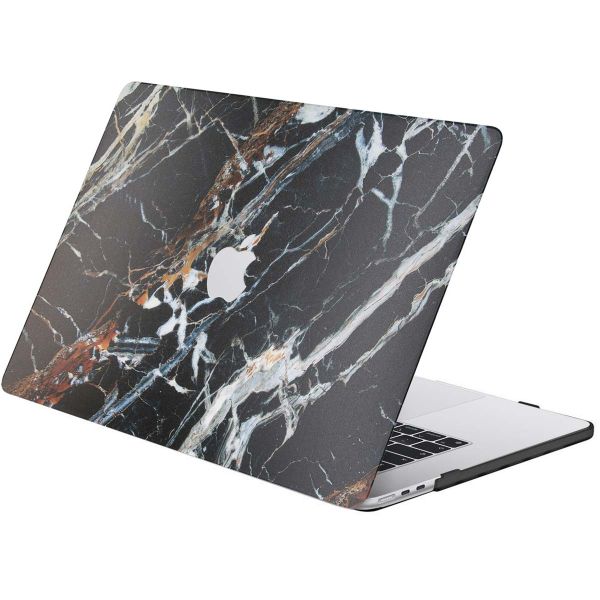 imoshion Design Laptop Cover MacBook Air 15 inch (2023) / Air 15 inch (2024) M3 chip - A2941 / A3114 - Black Marble