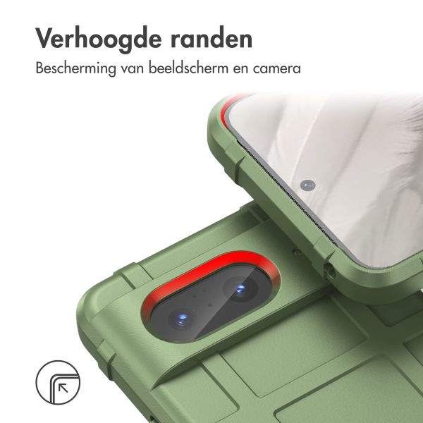 iMoshion Rugged Shield Backcover Google Pixel 8 - Donkergroen